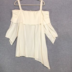 SOFT SURROUNDINGS Romantic Boho Bohemian Peasant Festival Lounge Off-Shoulder